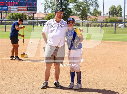 Thumbnail 2 in Dos Palos @ Boron (CIF CS Softball Championships- Division 5) photogallery.