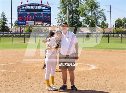 Thumbnail 3 in Dos Palos @ Boron (CIF CS Softball Championships- Division 5) photogallery.
