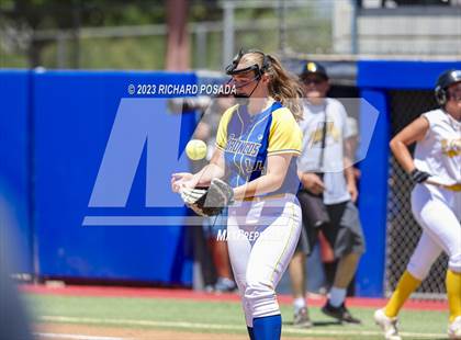 Thumbnail 2 in Dos Palos @ Boron (CIF CS Softball Championships- Division 5) photogallery.