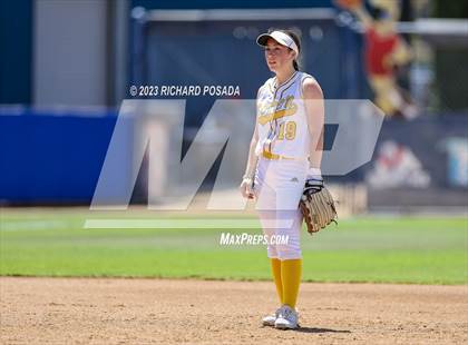 Thumbnail 2 in Dos Palos @ Boron (CIF CS Softball Championships- Division 5) photogallery.