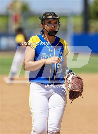 Thumbnail 1 in Dos Palos @ Boron (CIF CS Softball Championships- Division 5) photogallery.