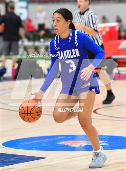 Thumbnail 2 in Chandler vs. Boulder Creek - Section 7 Basketball Tournament photogallery.