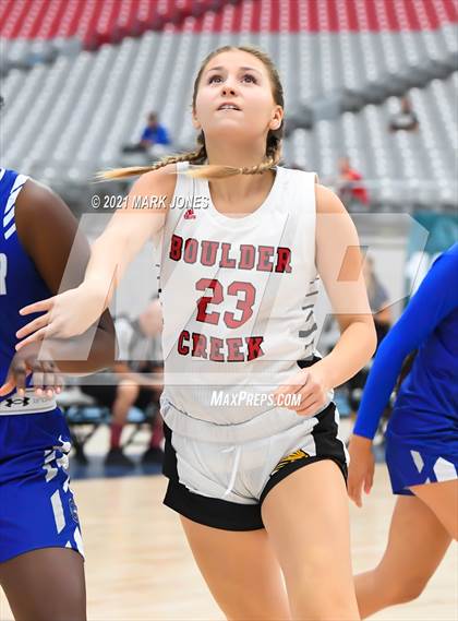 Thumbnail 2 in Chandler vs. Boulder Creek - Section 7 Basketball Tournament photogallery.