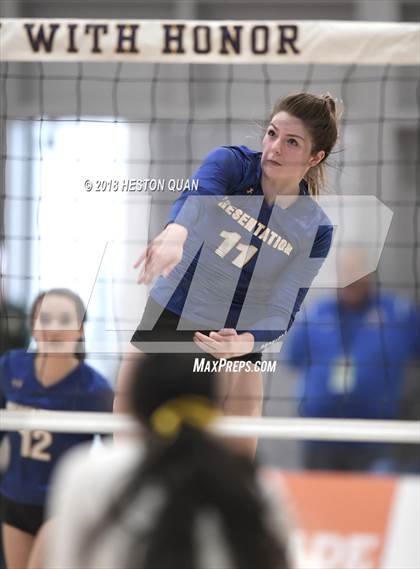 Thumbnail 1 in Presentation vs Ontario Christian (CIF State D3 Final) photogallery.