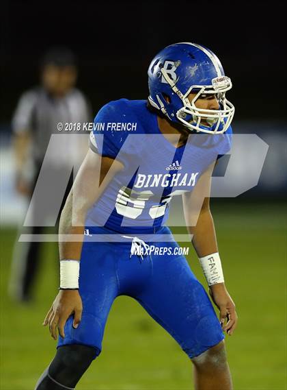 Thumbnail 1 in Bingham vs. St. Frances Academy (GEICO State Champions Bowl Series) photogallery.