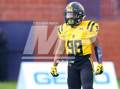 Thumbnail 1 in Bingham vs. St. Frances Academy (GEICO State Champions Bowl Series) photogallery.