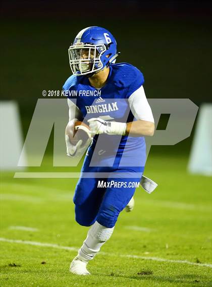 Thumbnail 1 in Bingham vs. St. Frances Academy (GEICO State Champions Bowl Series) photogallery.