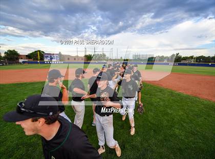 Thumbnail 2 in Valor Christian vs. Mountain Vista (CHSAA 5A State Quarter Final) photogallery.