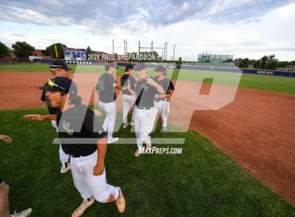 Thumbnail 3 in Valor Christian vs. Mountain Vista (CHSAA 5A State Quarter Final) photogallery.
