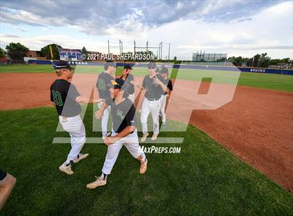Thumbnail 2 in Valor Christian vs. Mountain Vista (CHSAA 5A State Quarter Final) photogallery.