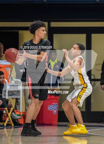 Thumbnail 2 in Salesian College Preparatory vs. Bishop O'Dowd (MaxPreps MLK Classic) photogallery.