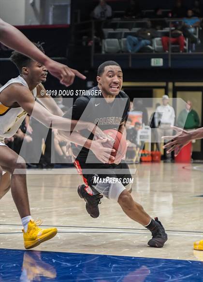 Thumbnail 1 in Salesian College Preparatory vs. Bishop O'Dowd (MaxPreps MLK Classic) photogallery.