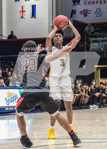 Thumbnail 3 in Salesian College Preparatory vs. Bishop O'Dowd (MaxPreps MLK Classic) photogallery.