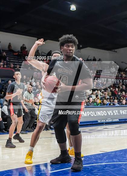 Thumbnail 1 in Salesian College Preparatory vs. Bishop O'Dowd (MaxPreps MLK Classic) photogallery.
