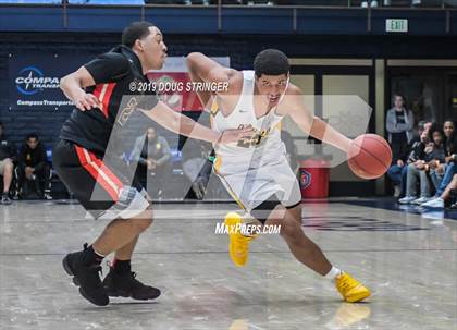 Thumbnail 2 in Salesian College Preparatory vs. Bishop O'Dowd (MaxPreps MLK Classic) photogallery.