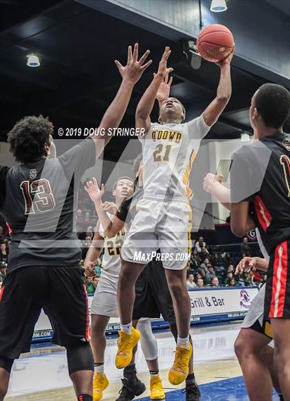 Thumbnail 1 in Salesian College Preparatory vs. Bishop O'Dowd (MaxPreps MLK Classic) photogallery.