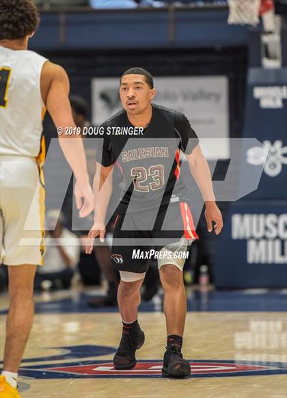 Thumbnail 1 in Salesian College Preparatory vs. Bishop O'Dowd (MaxPreps MLK Classic) photogallery.