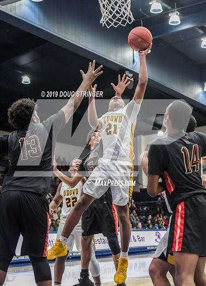 Thumbnail 2 in Salesian College Preparatory vs. Bishop O'Dowd (MaxPreps MLK Classic) photogallery.