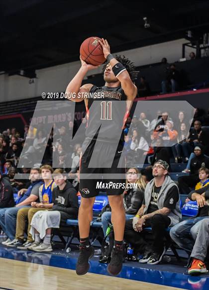 Thumbnail 3 in Salesian College Preparatory vs. Bishop O'Dowd (MaxPreps MLK Classic) photogallery.