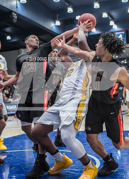 Thumbnail 1 in Salesian College Preparatory vs. Bishop O'Dowd (MaxPreps MLK Classic) photogallery.