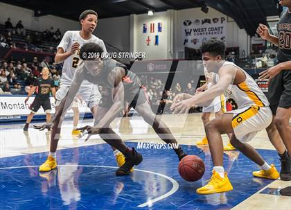 Thumbnail 2 in Salesian College Preparatory vs. Bishop O'Dowd (MaxPreps MLK Classic) photogallery.