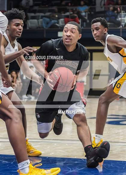 Thumbnail 3 in Salesian College Preparatory vs. Bishop O'Dowd (MaxPreps MLK Classic) photogallery.