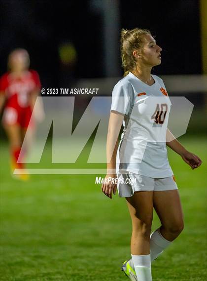 Thumbnail 2 in Lawrenceburg @ Connersville (IHSAA 2A Regional Semifinal) photogallery.
