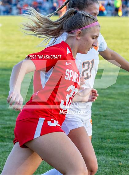Thumbnail 1 in Lawrenceburg @ Connersville (IHSAA 2A Regional Semifinal) photogallery.