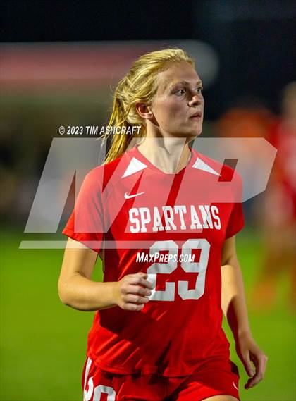 Thumbnail 2 in Lawrenceburg @ Connersville (IHSAA 2A Regional Semifinal) photogallery.