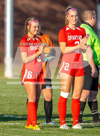 Thumbnail 2 in Lawrenceburg @ Connersville (IHSAA 2A Regional Semifinal) photogallery.
