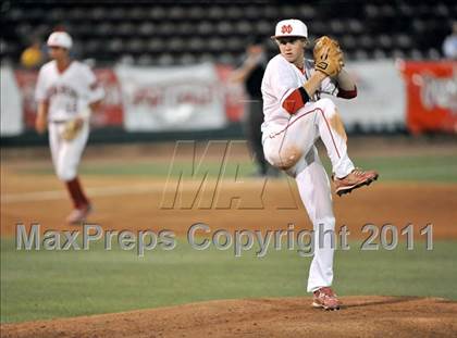 Thumbnail 3 in Dana Hills vs. Mater Dei (CIF-SS D1 Final) photogallery.