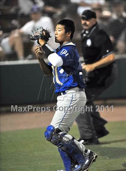 Thumbnail 2 in Dana Hills vs. Mater Dei (CIF-SS D1 Final) photogallery.