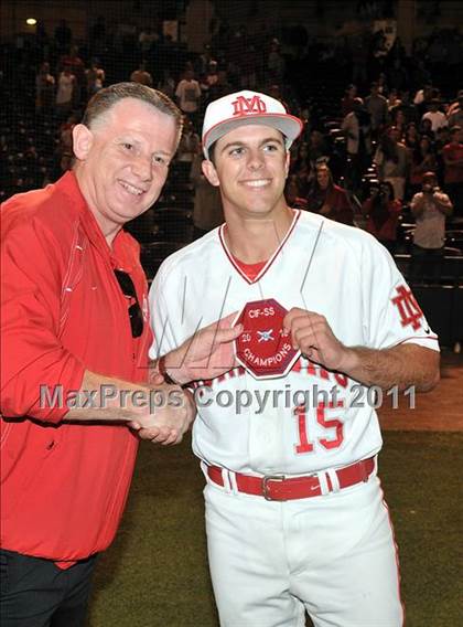 Thumbnail 1 in Dana Hills vs. Mater Dei (CIF-SS D1 Final) photogallery.