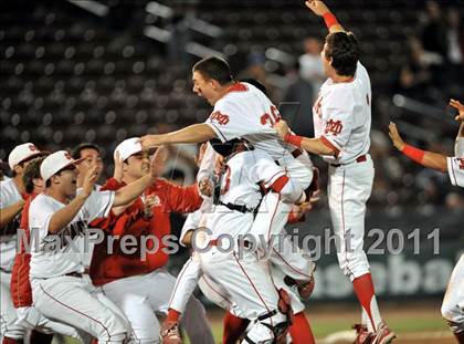 Thumbnail 2 in Dana Hills vs. Mater Dei (CIF-SS D1 Final) photogallery.