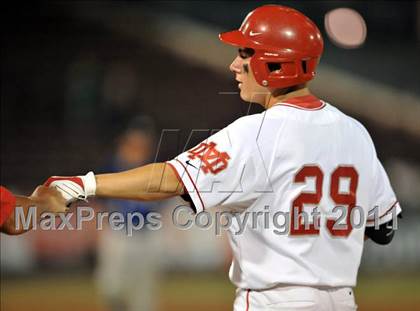 Thumbnail 2 in Dana Hills vs. Mater Dei (CIF-SS D1 Final) photogallery.