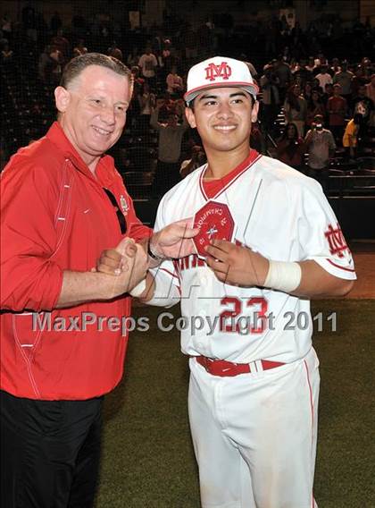 Thumbnail 1 in Dana Hills vs. Mater Dei (CIF-SS D1 Final) photogallery.