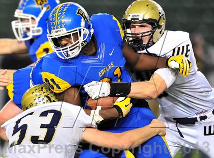 Thumbnail 3 in Central Catholic vs. Bakersfield Christian (CIF State D4 Final) photogallery.