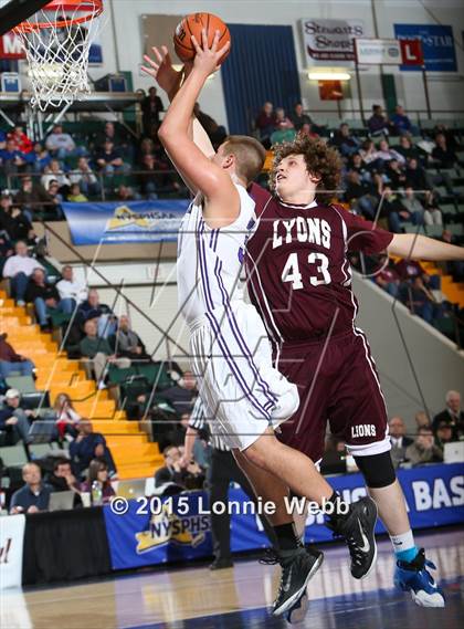 Thumbnail 3 in Lyons vs Waterville (NYSPHSAA Class C Semifinal) photogallery.