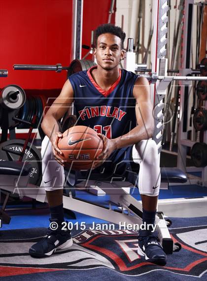 Thumbnail 1 in Findlay Prep (Preseason Early Contenders Photo Shoot) photogallery.
