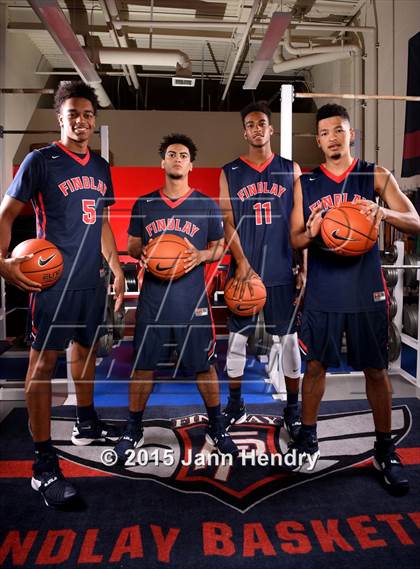 Thumbnail 2 in Findlay Prep (Preseason Early Contenders Photo Shoot) photogallery.