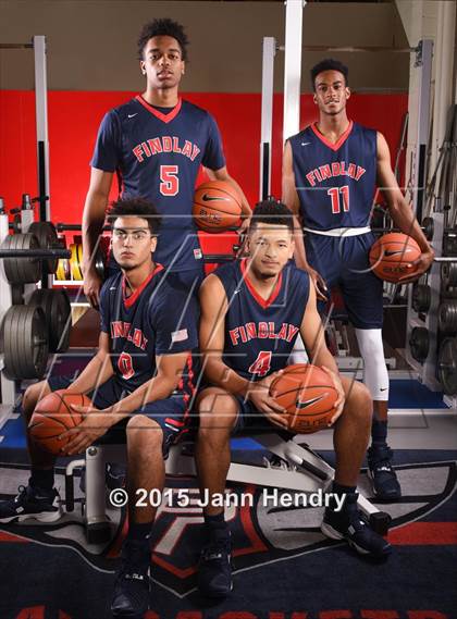 Thumbnail 1 in Findlay Prep (Preseason Early Contenders Photo Shoot) photogallery.