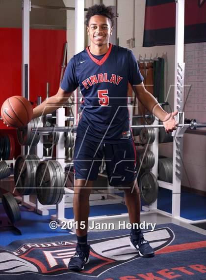 Thumbnail 1 in Findlay Prep (Preseason Early Contenders Photo Shoot) photogallery.