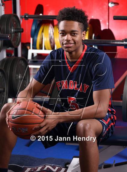 Thumbnail 3 in Findlay Prep (Preseason Early Contenders Photo Shoot) photogallery.