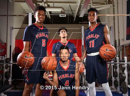 Thumbnail 1 in Findlay Prep (Preseason Early Contenders Photo Shoot) photogallery.