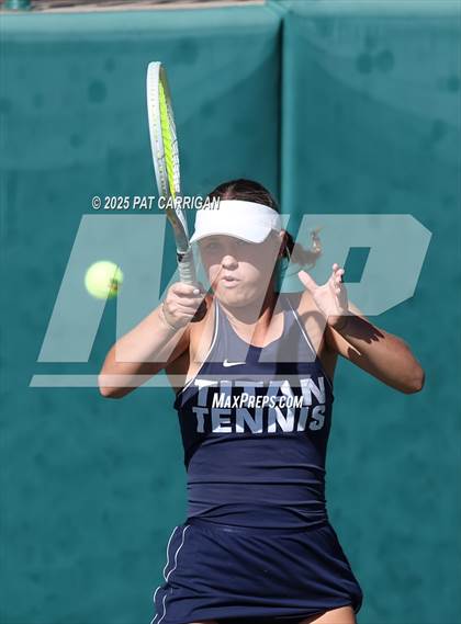 Thumbnail 2 in Wylie vs Frisco Centennial (UIL 5A Tennis Semifinal) photogallery.