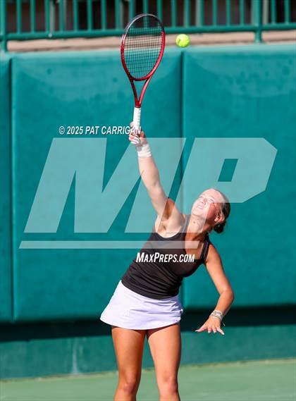 Thumbnail 3 in Wylie vs Frisco Centennial (UIL 5A Tennis Semifinal) photogallery.