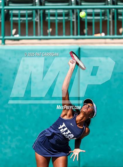 Thumbnail 3 in Wylie vs Frisco Centennial (UIL 5A Tennis Semifinal) photogallery.