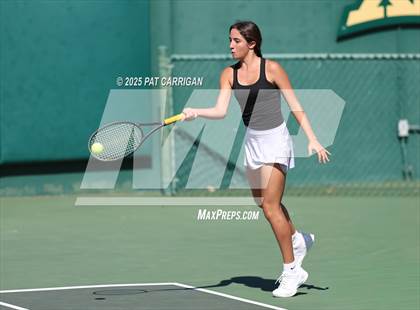 Thumbnail 2 in Wylie vs Frisco Centennial (UIL 5A Tennis Semifinal) photogallery.