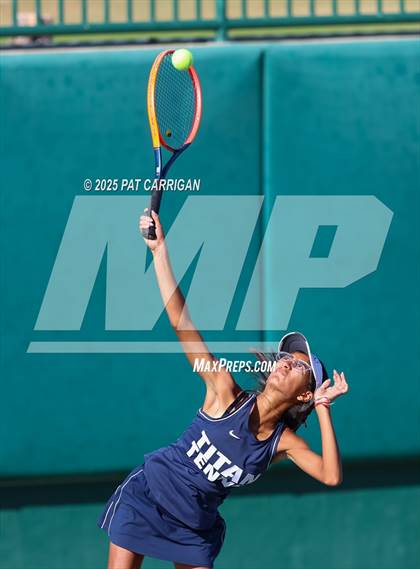 Thumbnail 3 in Wylie vs Frisco Centennial (UIL 5A Tennis Semifinal) photogallery.
