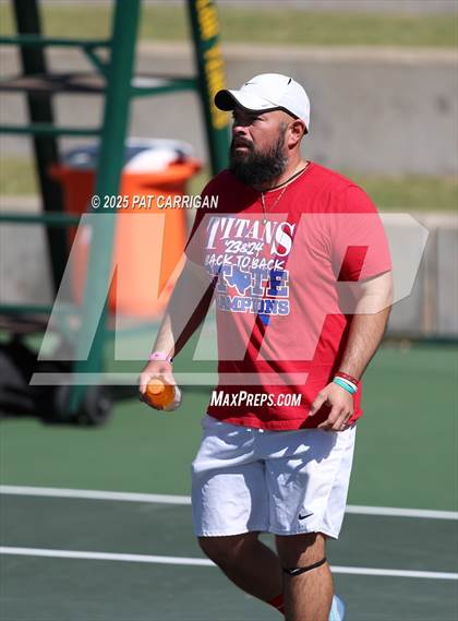 Thumbnail 3 in Wylie vs Frisco Centennial (UIL 5A Tennis Semifinal) photogallery.